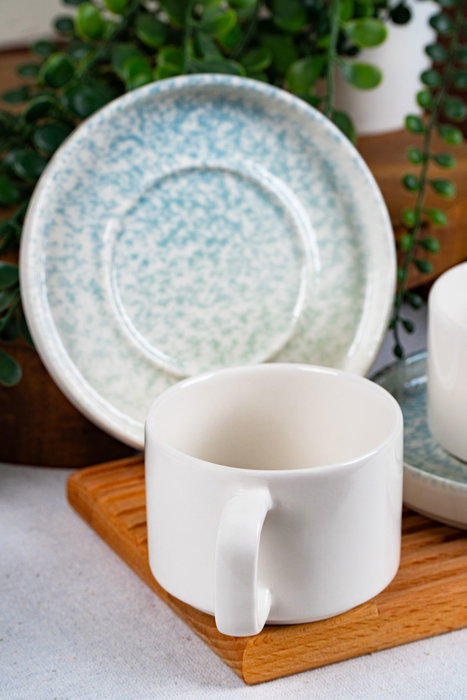 Hermia Kumsal 4 Juego de tazas de té y platillos Multicolor Hermia Kumsal 4 Juego de tazas de té y platillos Multicolor